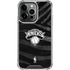 NBA New York Knicks Black Animal Print iPhone 16 Pro Max Clear Case