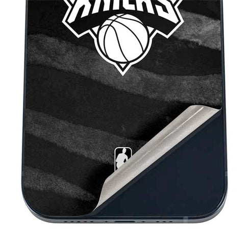 NBA New York Knicks Black Animal Print iPhone 16 Skin