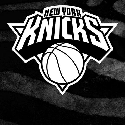 NBA New York Knicks Black Animal Print iPhone XS Skin