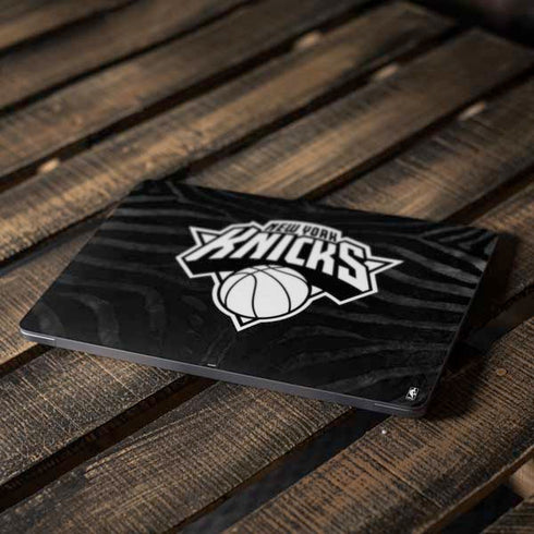 NBA New York Knicks Black Animal Print Apple MacBook Air Skin