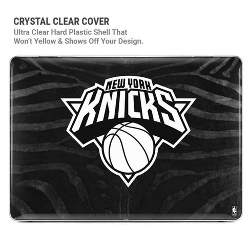 NBA New York Knicks Black Animal Print MacBook Pro 14in (2021-24) Case plus Skin