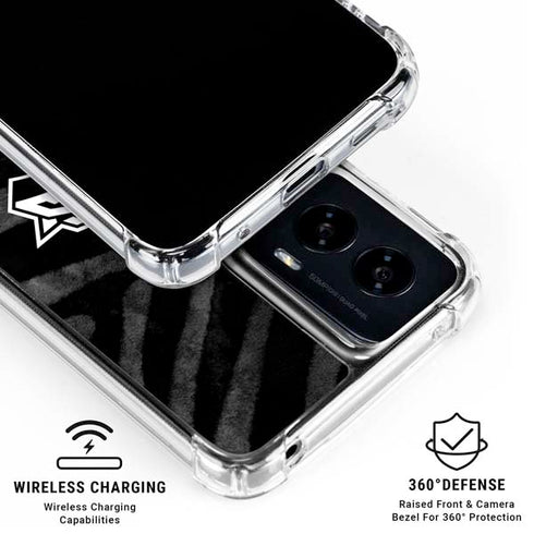NBA New York Knicks Black Animal Print Moto G Power 5G (2024) Clear Case