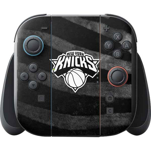 NBA New York Knicks Black Animal Print Nintendo Switch 2 (2025) with Joy-Con Skin