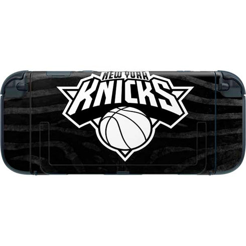 NBA New York Knicks Black Animal Print Nintendo Switch 2 (2025) with Joy-Con Skin