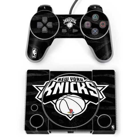 NBA New York Knicks Black Animal Print PlayStation Classic Bundle Skin
