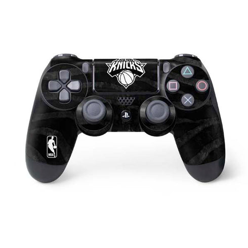 NBA New York Knicks Black Animal Print PS4 Controller Skin