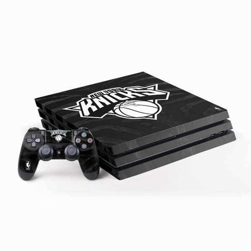 NBA New York Knicks Black Animal Print PS4 Pro Bundle Skin