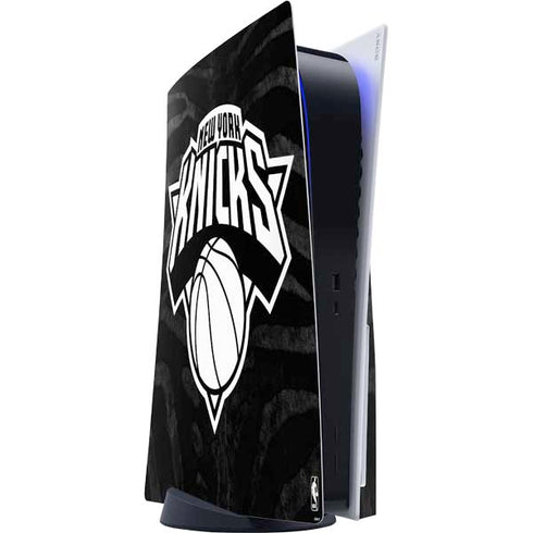 NBA New York Knicks Black Animal Print PlayStation PS5 Skins