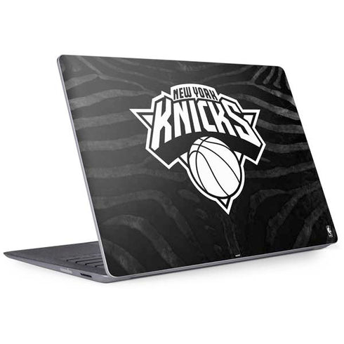 NBA New York Knicks Black Animal Print Surface Laptop 2 Skin