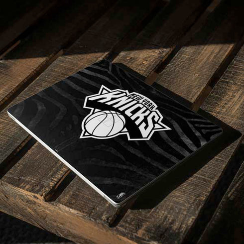 NBA New York Knicks Black Animal Print Surface Laptop 2 Skin
