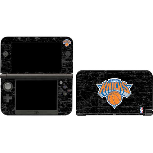NBA New York Knicks Black Secondary Logo Nintendo Skins
