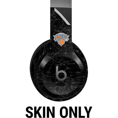 NBA New York Knicks Black Secondary Logo Beats Solo 4 Wireless Headphones Skin