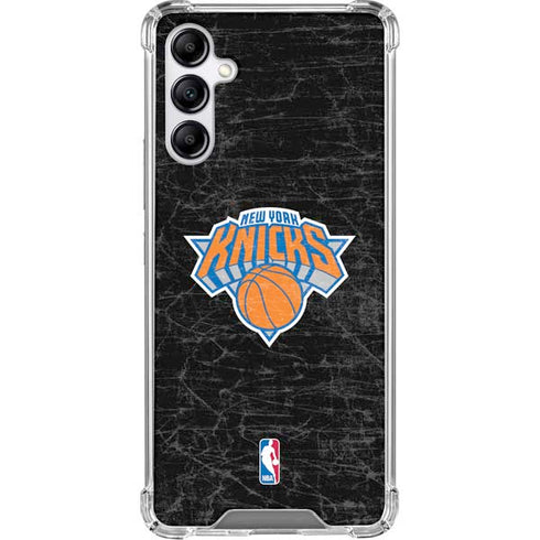 NBA New York Knicks Black Secondary Logo Gabb Phone 4 Clear Case