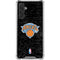 NBA New York Knicks Black Secondary Logo Galaxy A17 Clear Case