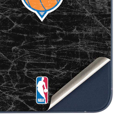 NBA New York Knicks Black Secondary Logo Galaxy A36 5G Skin