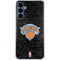 NBA New York Knicks Black Secondary Logo Galaxy A55 5G Clear Case