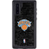 NBA New York Knicks Black Secondary Logo Galaxy Cases