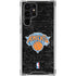NBA New York Knicks Black Secondary Logo Galaxy S23 Ultra Clear Case