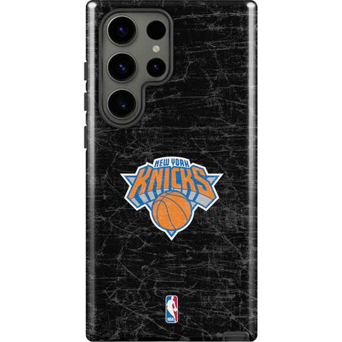 NBA New York Knicks Black Secondary Logo Galaxy S23 Ultra Pro Case