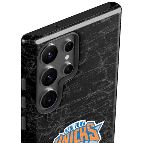 NBA New York Knicks Black Secondary Logo Galaxy S23 Ultra Pro Case