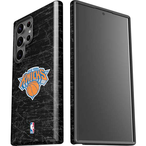 NBA New York Knicks Black Secondary Logo Galaxy S23 Ultra Pro Case