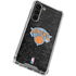 NBA New York Knicks Black Secondary Logo Galaxy S24 FE Clear Case