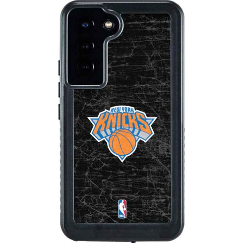 NBA New York Knicks Black Secondary Logo Galaxy S24 Plus Waterproof Case