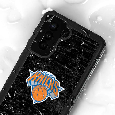 NBA New York Knicks Black Secondary Logo Galaxy S24 Plus Waterproof Case
