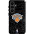 NBA New York Knicks Black Secondary Logo Galaxy S26 Impact Case