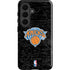 NBA New York Knicks Black Secondary Logo Galaxy S26 Plus Impact Case