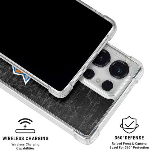 NBA New York Knicks Black Secondary Logo Galaxy S26 Ultra Clear Case
