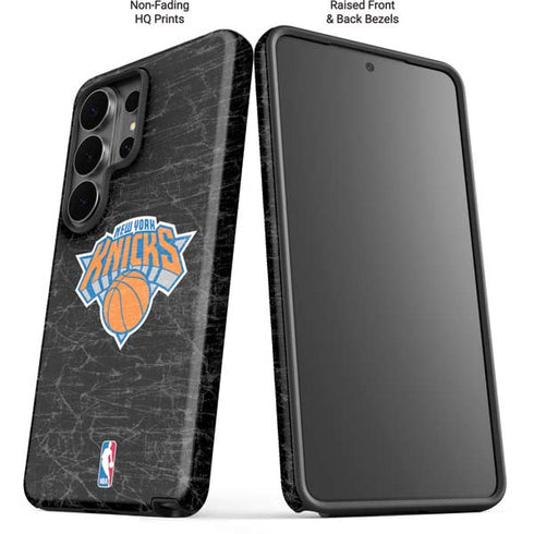 NBA New York Knicks Black Secondary Logo Galaxy S26 Ultra Impact Case
