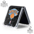 NBA New York Knicks Black Secondary Logo Galaxy Z Flip6 Clear Case
