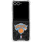 NBA New York Knicks Black Secondary Logo Galaxy Z Flip7 Clear Case