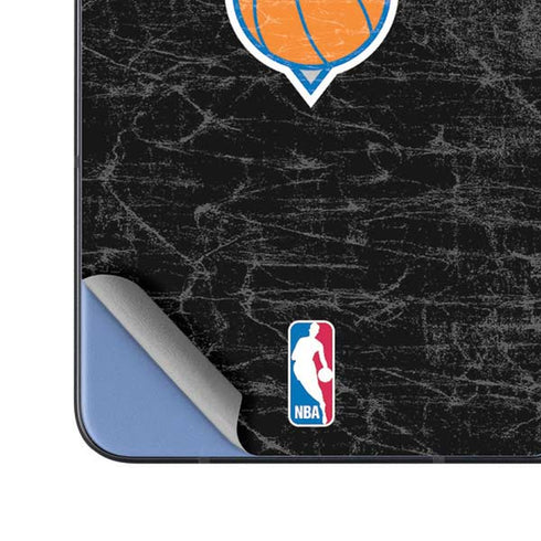 NBA New York Knicks Black Secondary Logo Galaxy Z Fold5 5G Skin