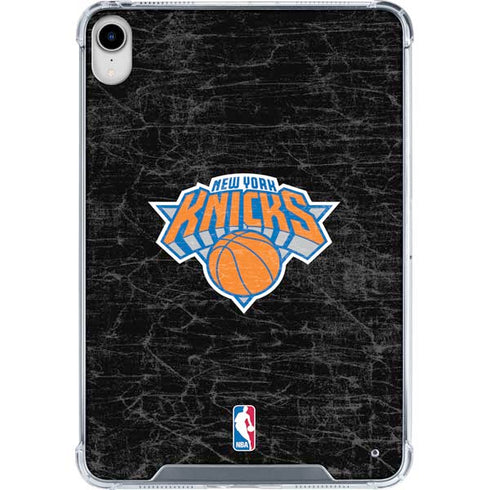 NBA New York Knicks Black Secondary Logo iPad 11th Gen (2025) Clear Case