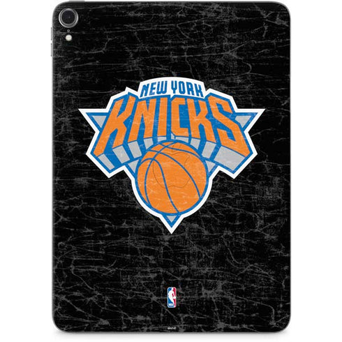 NBA New York Knicks Black Secondary Logo Apple iPad Pro Skin