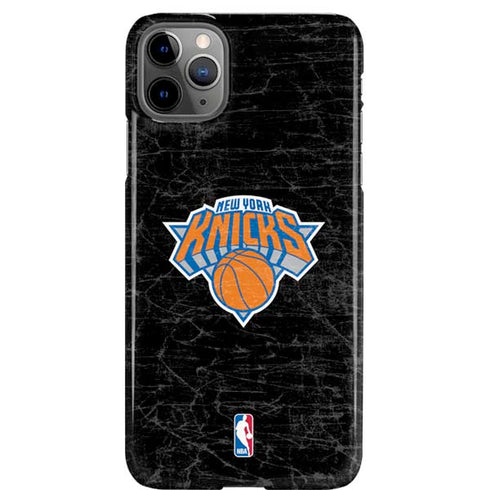 NBA New York Knicks Black Secondary Logo iPhone Cases