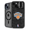 NBA New York Knicks Black Secondary Logo iPhone 14 Kickstand Case