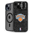NBA New York Knicks Black Secondary Logo iPhone 14 Plus Kickstand Case