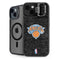 NBA New York Knicks Black Secondary Logo iPhone 15 Kickstand Case