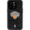 NBA New York Knicks Black Secondary Logo iPhone 15 Pro Waterproof Case