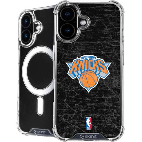 NBA New York Knicks Black Secondary Logo iPhone 16 Plus MagSafe Case