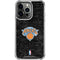 NBA New York Knicks Black Secondary Logo iPhone 16 Pro Clear Case