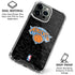 NBA New York Knicks Black Secondary Logo iPhone 16 Pro Clear Case