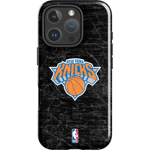NBA New York Knicks Black Secondary Logo iPhone 16 Pro Magsafe Impact Case