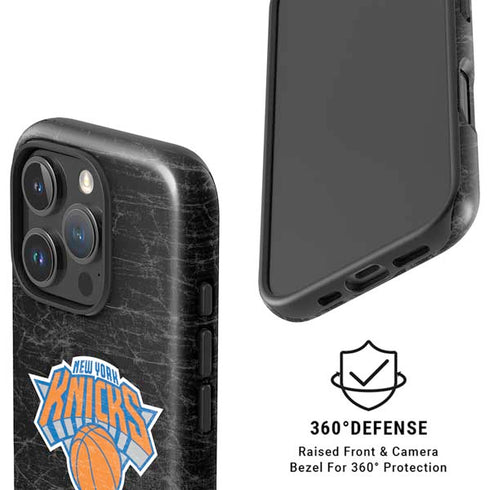NBA New York Knicks Black Secondary Logo iPhone 16 Pro Magsafe Impact Case