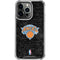 NBA New York Knicks Black Secondary Logo iPhone 16 Pro Max Clear Case