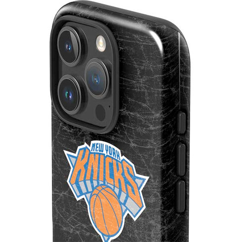NBA New York Knicks Black Secondary Logo iPhone 16 Pro Max Impact Case