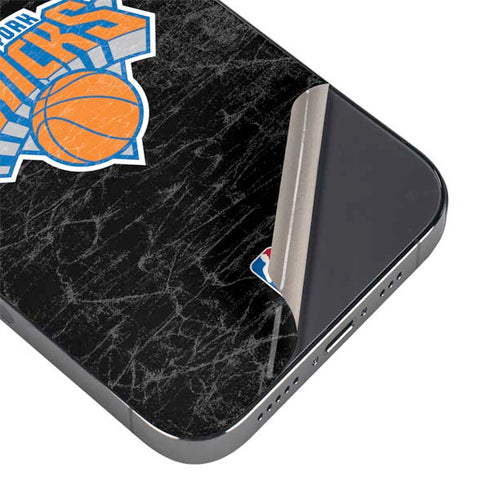 NBA New York Knicks Black Secondary Logo iPhone 16 Pro Skin